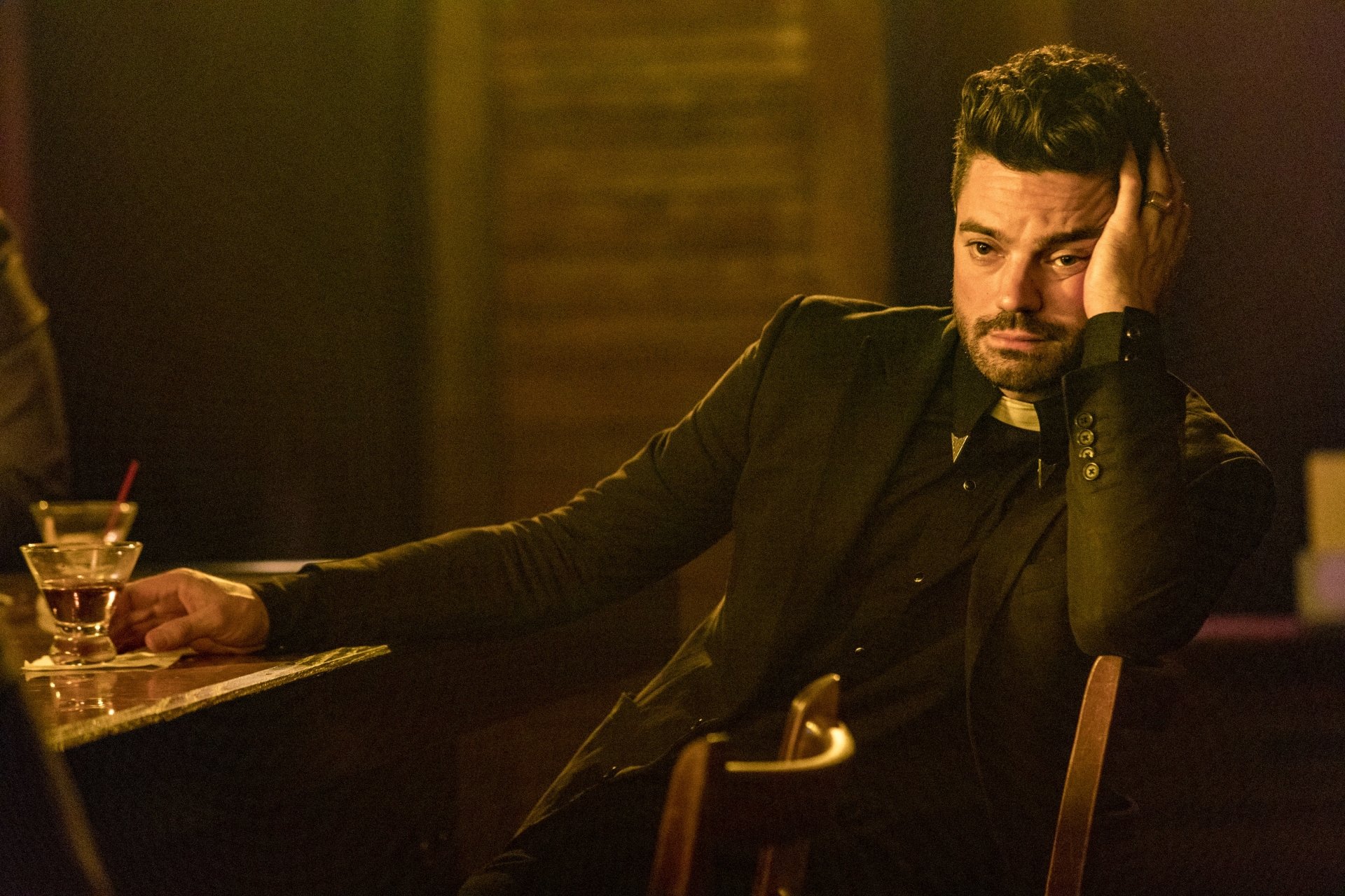 Download Jesse Custer Dominic Cooper TV Show Preacher 4k Ultra HD Wallpaper