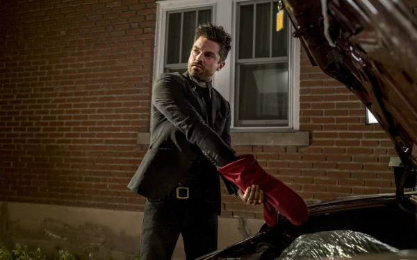 Dominic Cooper Jesse Custer TV Show preacher HD Desktop Wallpaper | Background Image