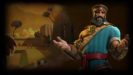 Gilgamesh (Civilization) video game Civilization VI HD Desktop Wallpaper | Background Image