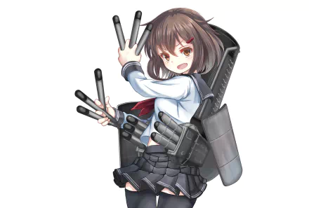 Ikazuchi (Kancolle) Anime Kantai Collection HD Desktop Wallpaper | Background Image