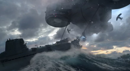 submarine video game Wolfenstein II: The New Colossus HD Desktop Wallpaper | Background Image