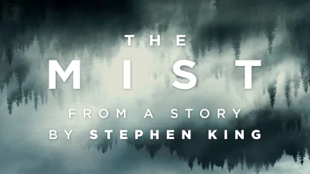 HD desktop wallpaper featuring The Mist, from a story by Stephen King, with an eerie, foggy backdrop.