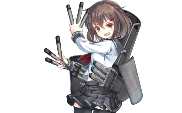 Ikazuchi (Kancolle) Anime Kantai Collection HD Desktop Wallpaper | Background Image