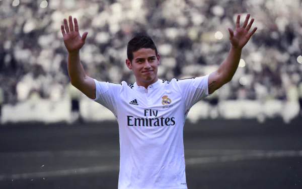 Real Madrid C.F. soccer James Rodriguez Sports HD Desktop Wallpaper | Background Image
