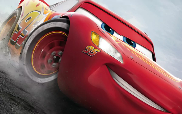 HD desktop wallpaper and background featuring Lightning McQueen from the movie Cars 3.