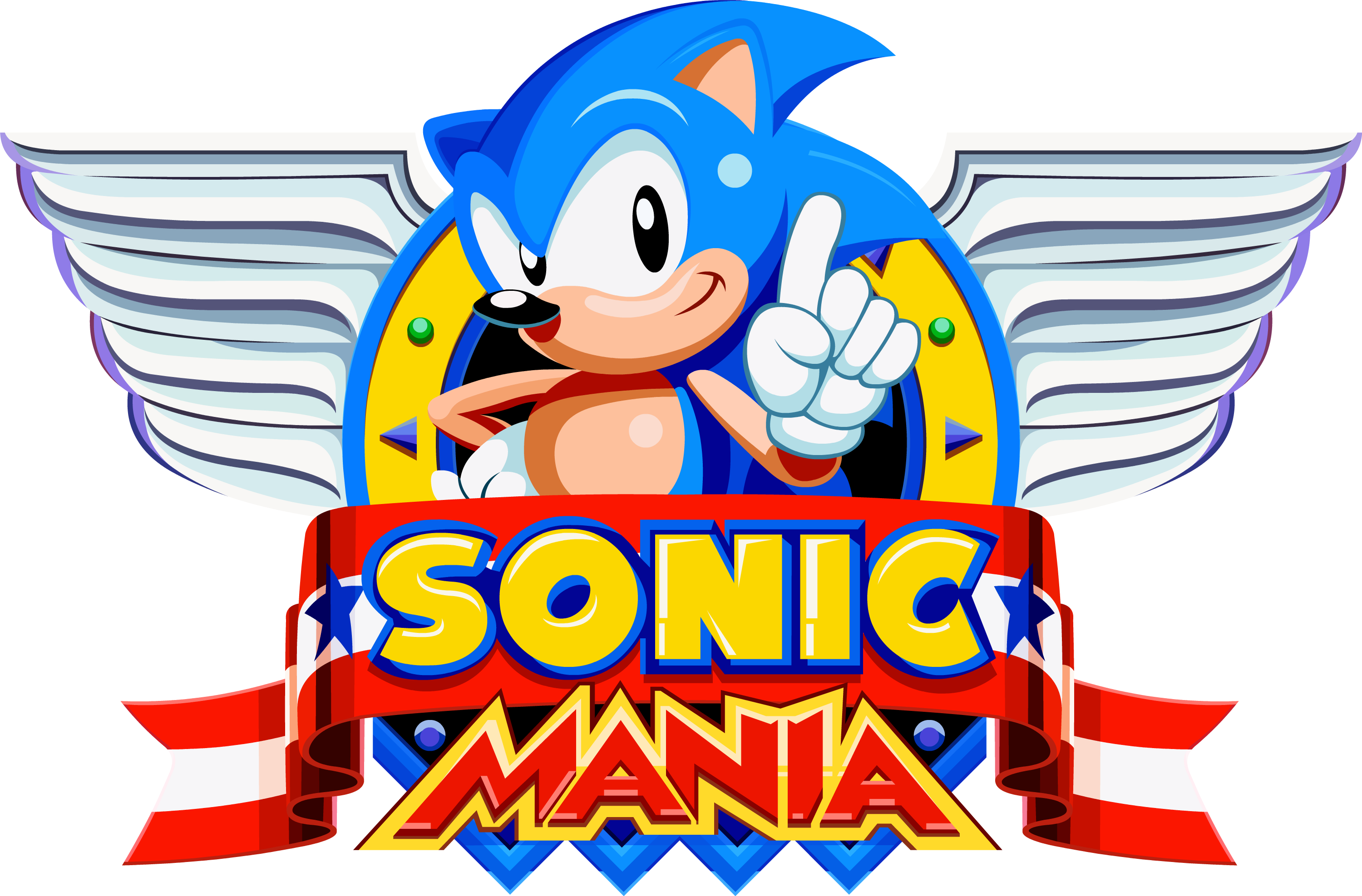 Sonic Mania HD Wallpaper - Classic Blue Hedgehog Design