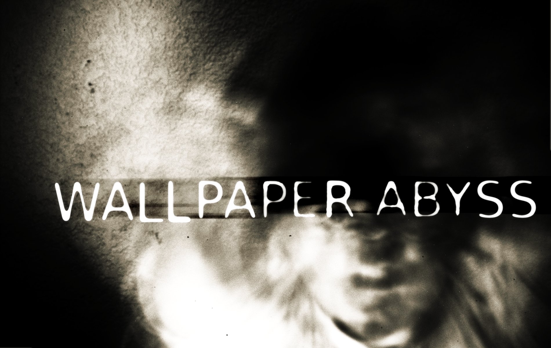 A captivating HD desktop wallpaper blending fantasy and technology, featuring the bold title WALLPAPER ABYSS against an intriguing, dark background.