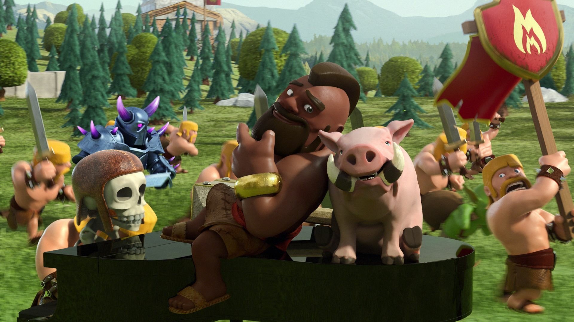 Download Video Game Clash Of Clans HD Wallpaper