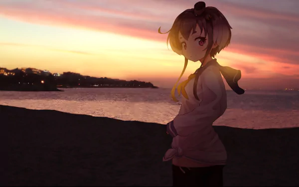 Tokitsukaze (Kancolle) Anime Kantai Collection HD Desktop Wallpaper | Background Image