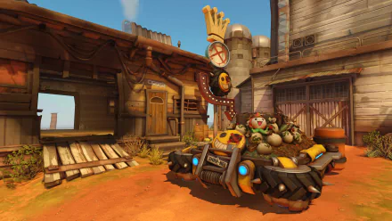 Junkertown (Overwatch) video game Overwatch HD Desktop Wallpaper | Background Image