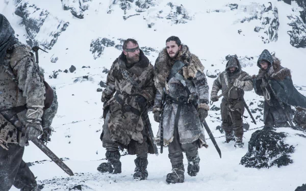 Richard Dormer Kit Harington Beric Dondarrion Jon Snow TV Show Game Of Thrones HD Desktop Wallpaper | Background Image