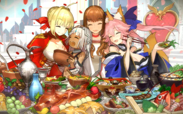  Nero &amp; Master &amp; Tamamo &amp; Altera kid - BEST