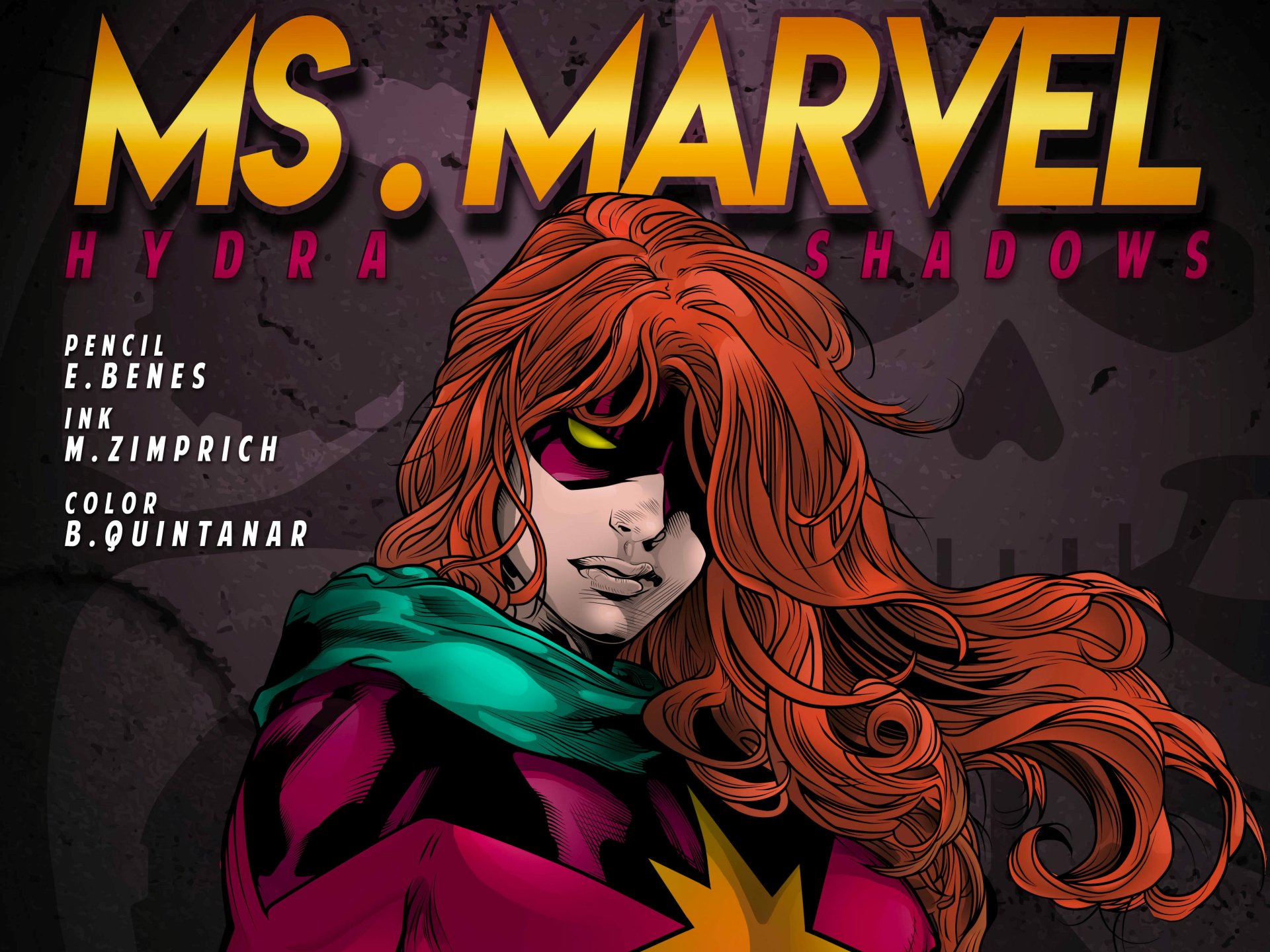 Download Comic Ms. Marvel HD Wallpaper