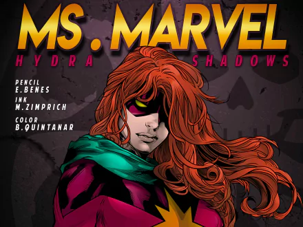 Comic Ms. Marvel HD Desktop Wallpaper | Background Image