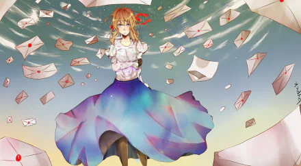 Violet Evergarden (Character) Anime Violet Evergarden HD Desktop Wallpaper | Background Image