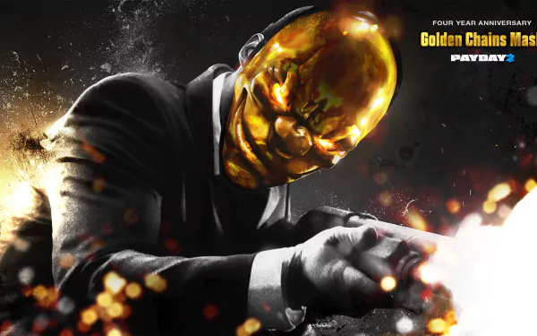  Payday 2 - Chains with gold mask