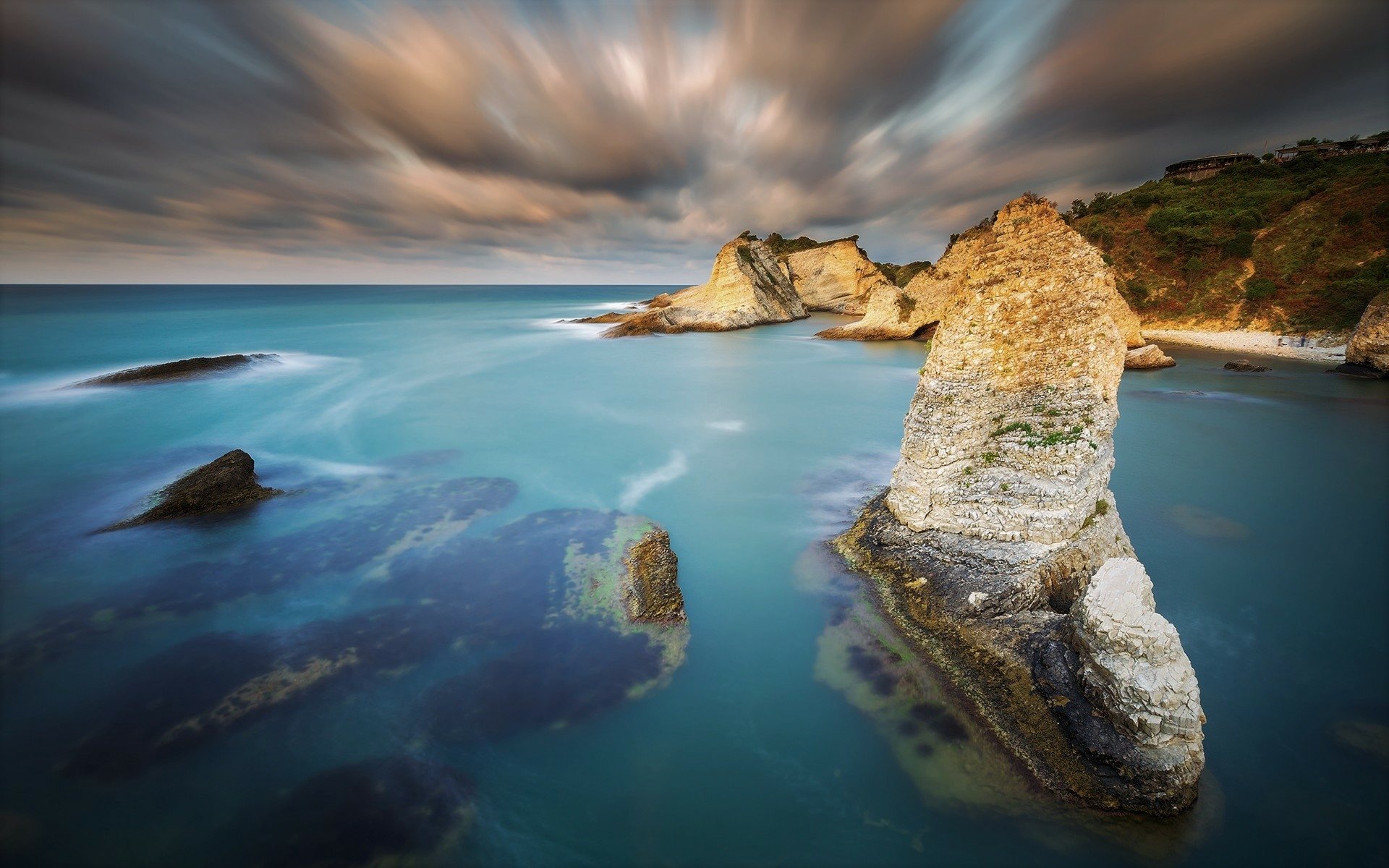Download Horizon Sky Cloud Sea Nature Ocean HD Wallpaper | 1920x1200 ...