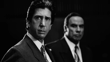 Black & White David Schwimmer TV Show American Crime Story HD Desktop Wallpaper | Background Image