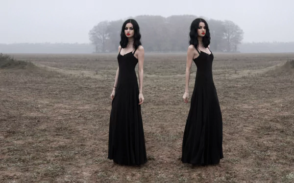 gothic model woman Felice Fawn HD Desktop Wallpaper | Background Image