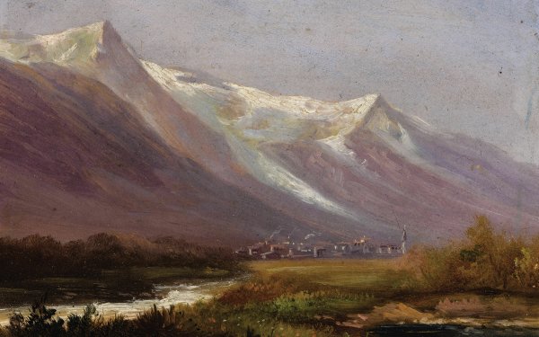 Artistic Landscape Mountain HD Wallpaper | Background Image