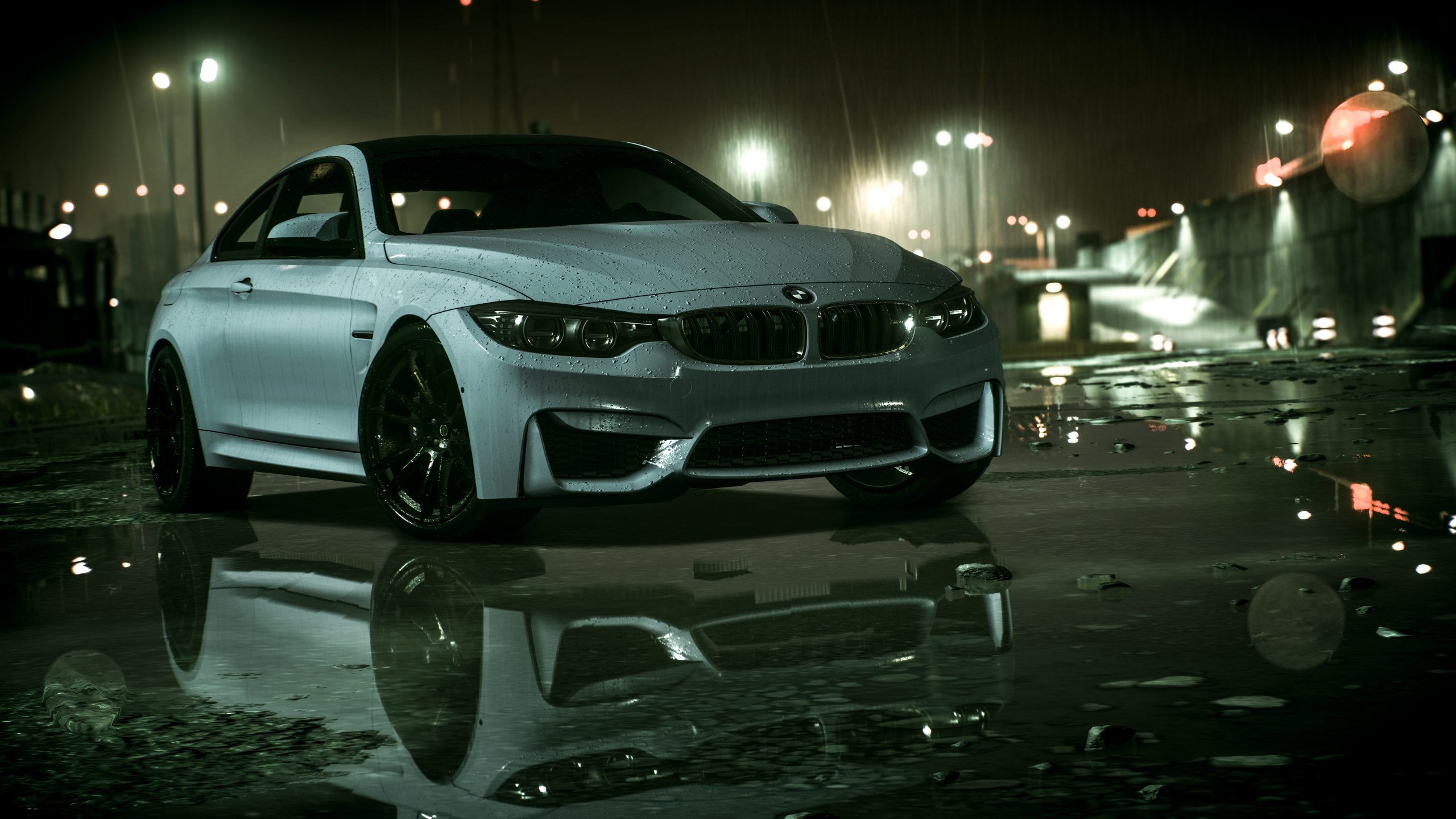 Bmw m4 night rain