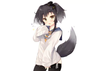 Tokitsukaze (Kancolle) Anime Kantai Collection HD Desktop Wallpaper | Background Image