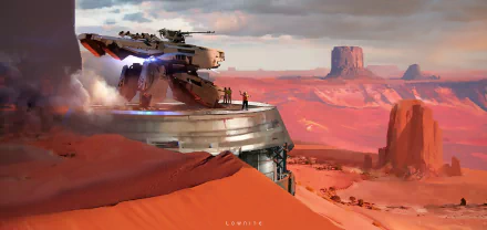 cannon weapon landscape military Sci Fi HD Desktop Wallpaper | Background Image
