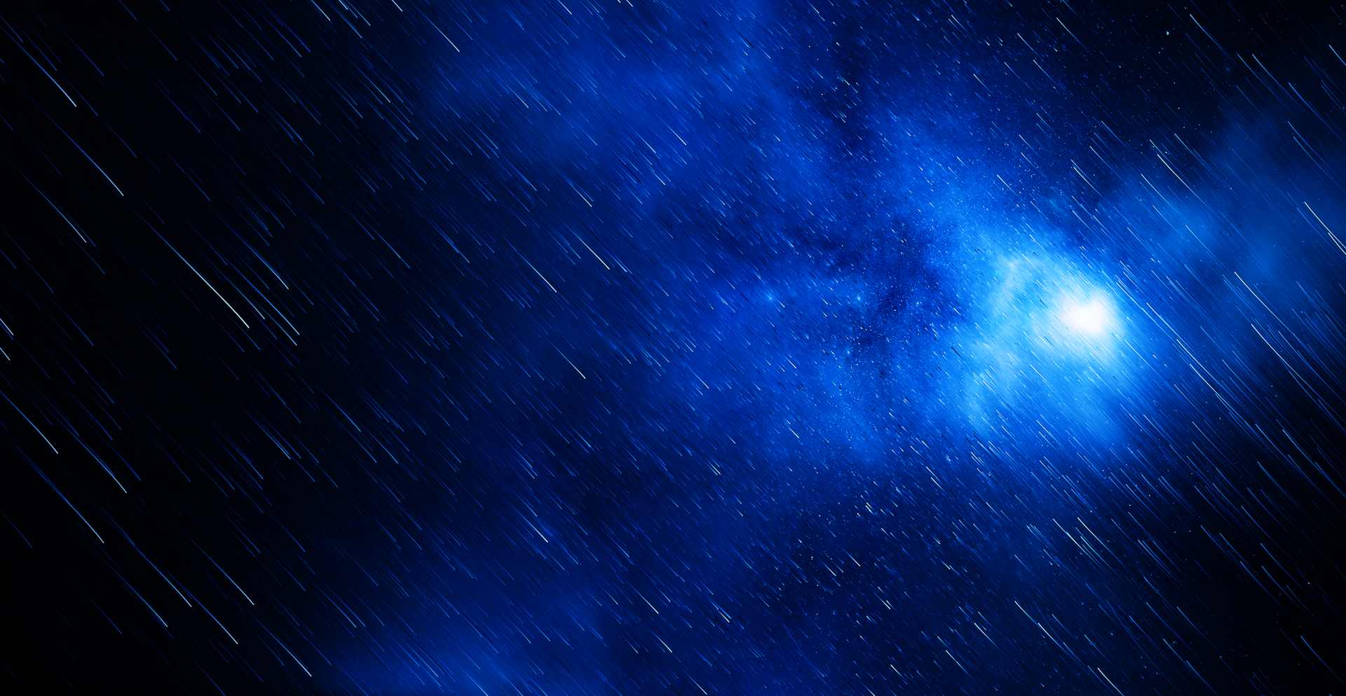 Download Blue Sci Fi Meteor Shower HD Wallpaper