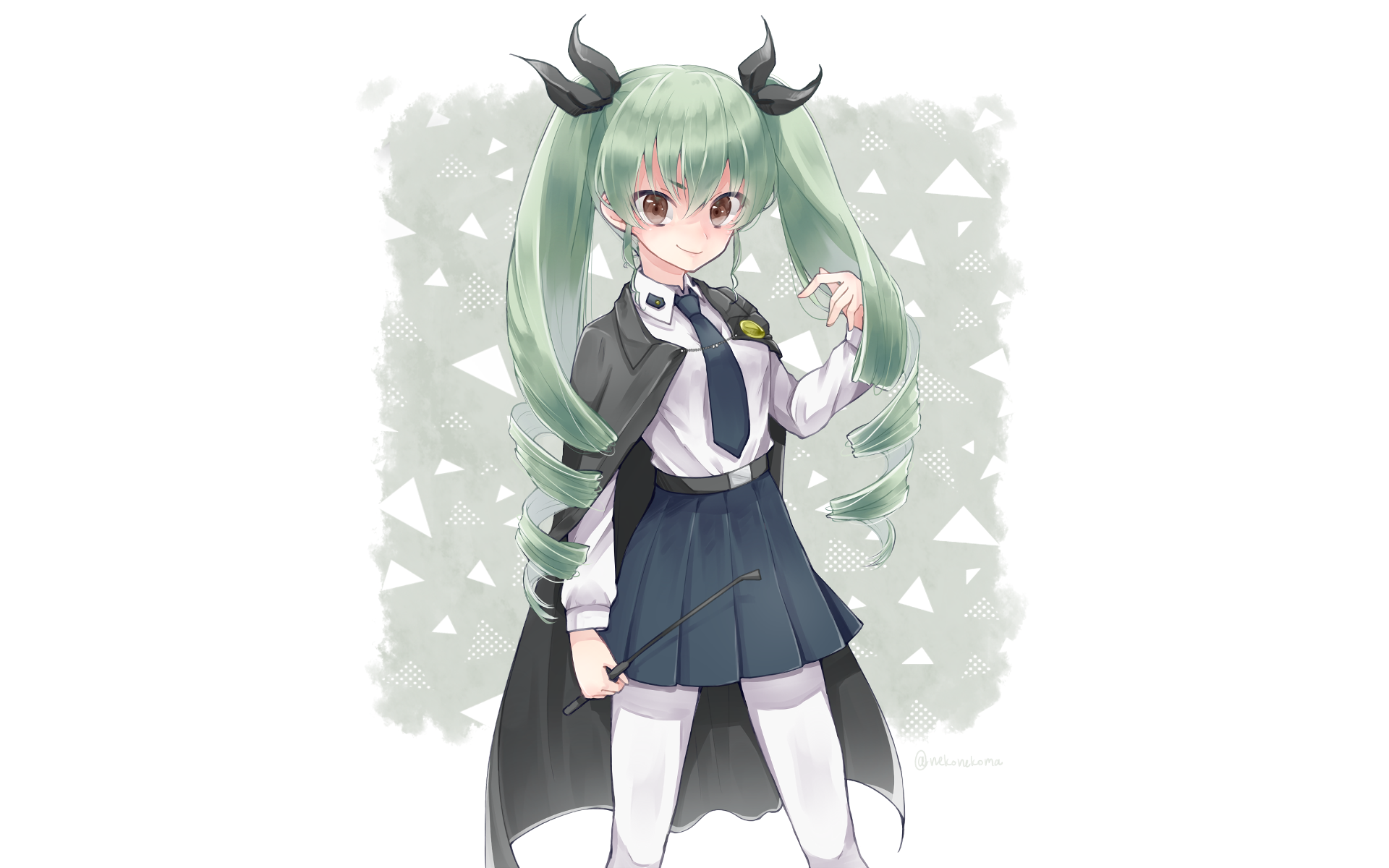 Download Anchovy (Girls Und Panzer) Anime Girls Und Panzer HD Wallpaper