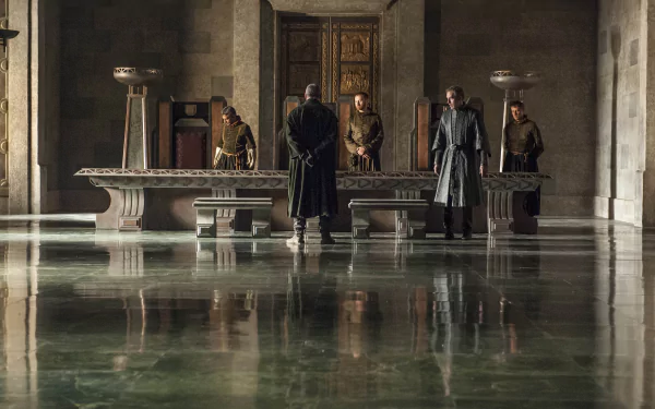 Stephen Dillane Mark Gatiss Liam Cunningham Stannis Baratheon Tycho Nestoris Davos Seaworth TV Show Game Of Thrones HD Desktop Wallpaper | Background Image