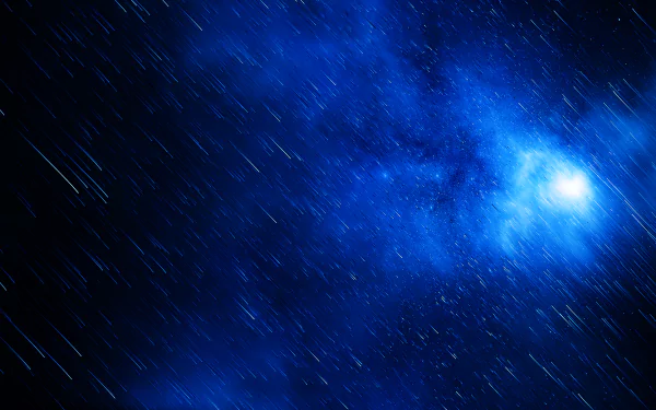 blue Sci Fi meteor shower HD Desktop Wallpaper | Background Image
