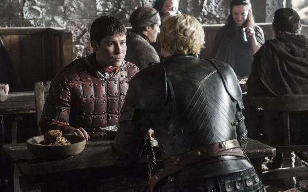 Gwendoline Christie Brienne Of Tarth Daniel Portman Podrick Payne TV Show Game Of Thrones HD Desktop Wallpaper | Background Image