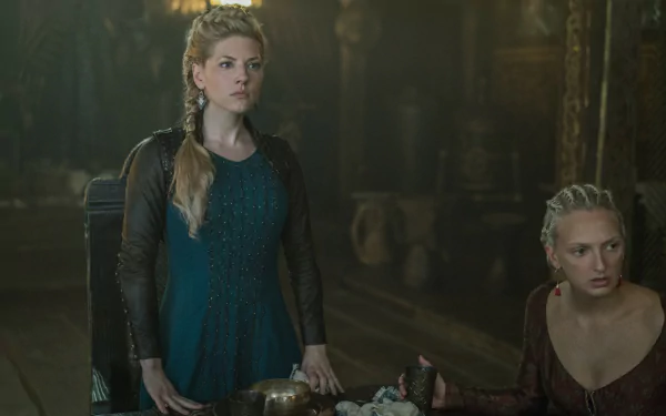 Lagertha (Vikings) Katheryn Winnick TV Show Vikings (2013) HD Desktop Wallpaper | Background Image