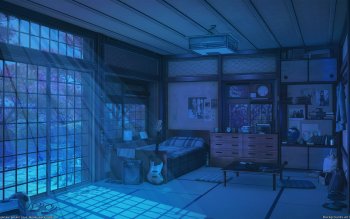 Aesthetic Living Room Background Anime