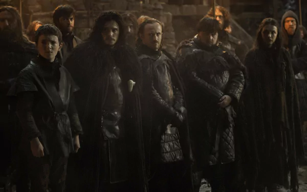 Hannah Murray Gilly (Game Of Thrones) John Bradley Samwell Tarly Ben Crompton Dolorous Edd Kit Harington Jon Snow TV Show Game Of Thrones HD Desktop Wallpaper | Background Image
