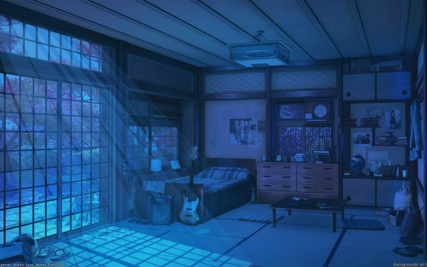Anime Original Bedroom HD Wallpaper | Background Image