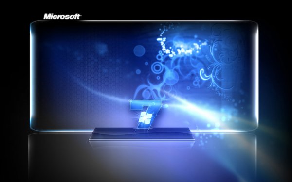 Technology Windows 7 Windows Microsoft Logo 3D Bright HD Wallpaper | Background Image