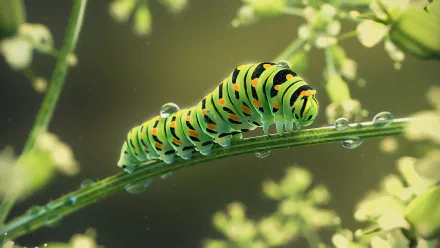  Painting of a Caterpillar