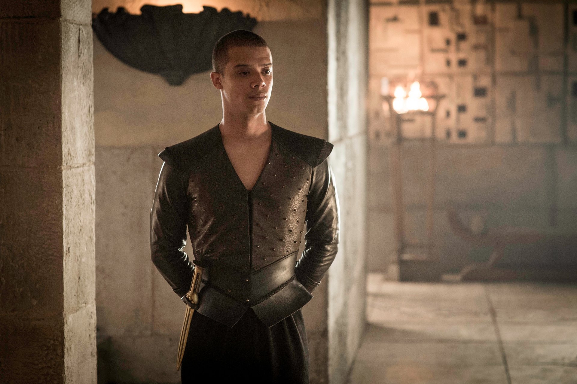 Download Jacob Anderson Grey Worm TV Show Game Of Thrones 4k Ultra HD Wallpaper