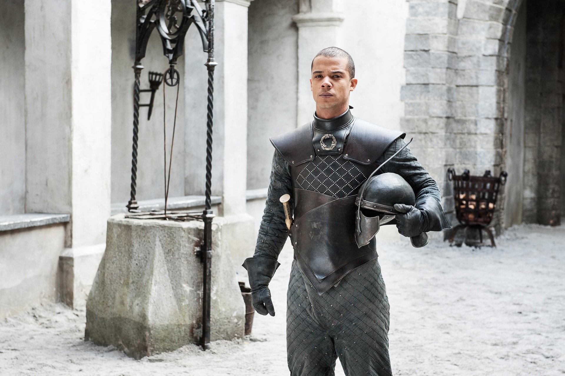 Download Jacob Anderson Grey Worm TV Show Game Of Thrones 4k Ultra HD Wallpaper