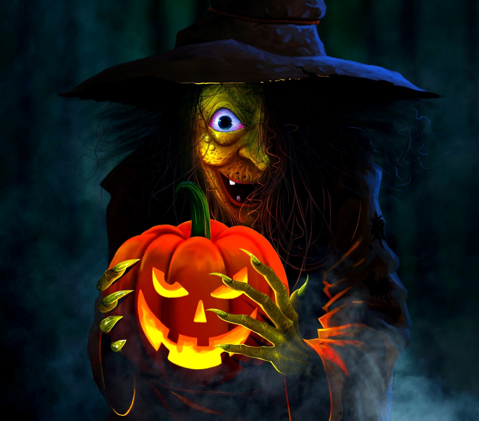 Halloween Witch by Prosenjit Mondal.