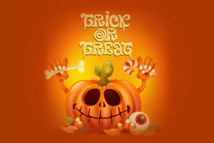 jack-o'-lantern trick or treat holiday halloween HD Desktop Wallpaper | Background Image
