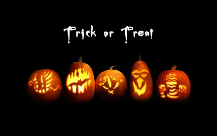jack-o'-lantern trick or treat holiday halloween HD Desktop Wallpaper | Background Image