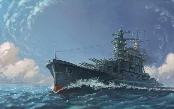 warship military ship HD Desktop Wallpaper | Background Image