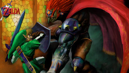  The Legend of Zelda: Ocarina of Time Ganondorf vs Link 4K Wallpaper