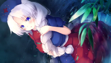 Eirin Yagokoro Anime Touhou HD Desktop Wallpaper | Background Image