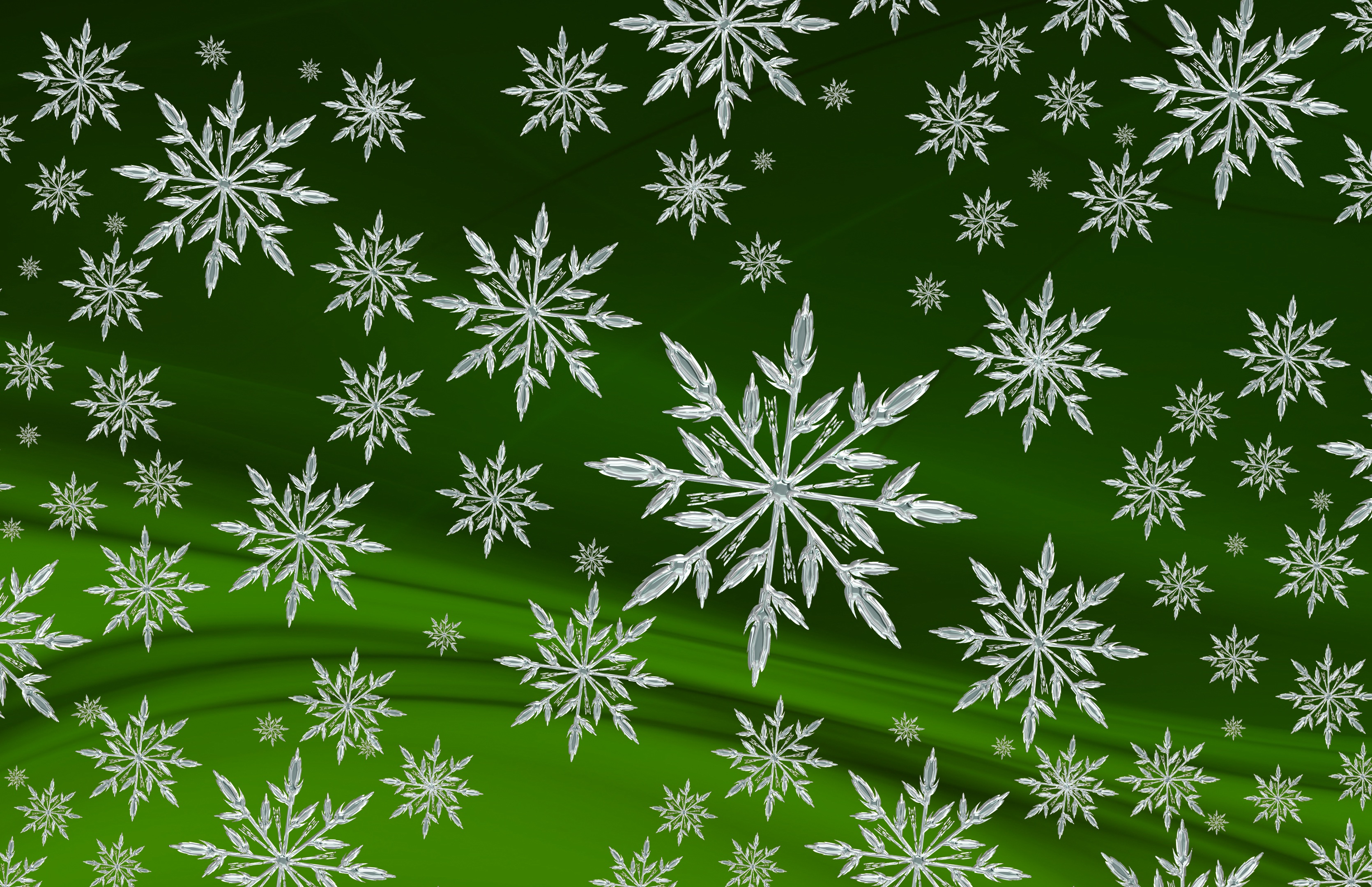 Snowflake Christmas Wallpaper by Gerd Altmann