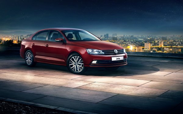 Vehicles Volkswagen Jetta Volkswagen Car Night Compact Car HD Wallpaper | Background Image