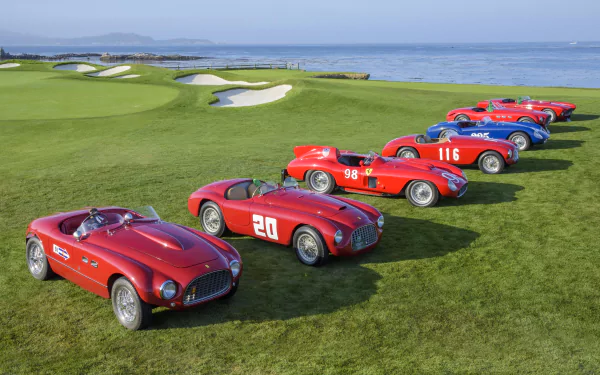 golf course race car car vehicle Ferrari HD Desktop Wallpaper | Background Image