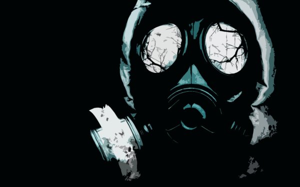 Dark Gas Mask Biohazard HD Wallpaper | Background Image